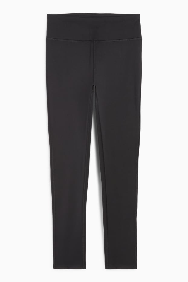 Damen - Sport-Leggings - 4 Way Stretch - schwarz