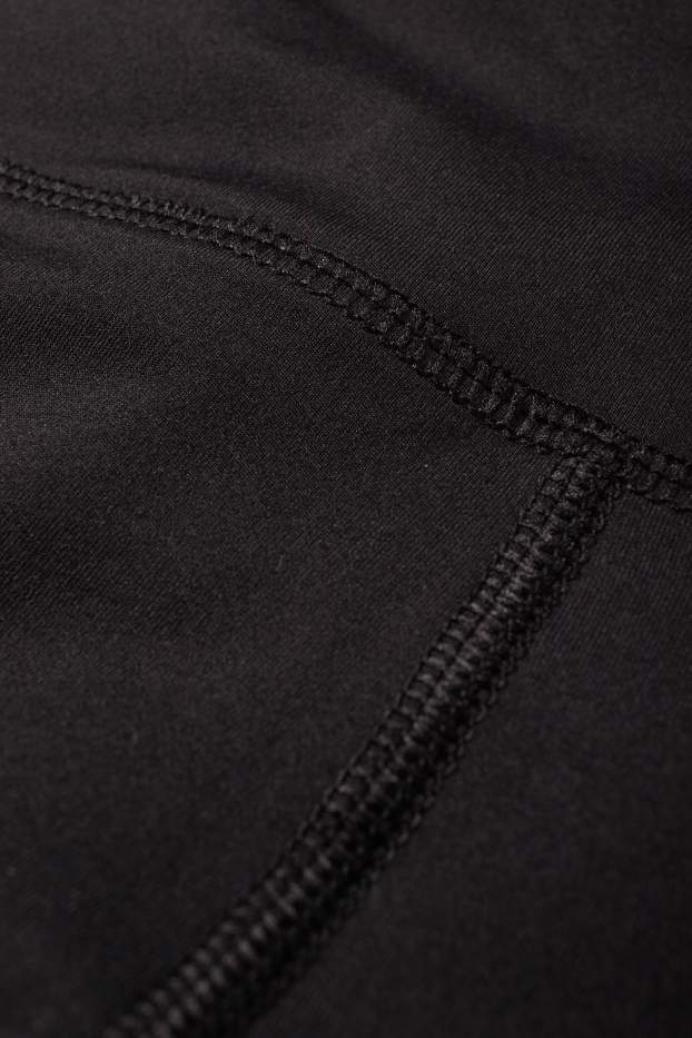 Damen - Sport-Leggings - 4 Way Stretch - schwarz