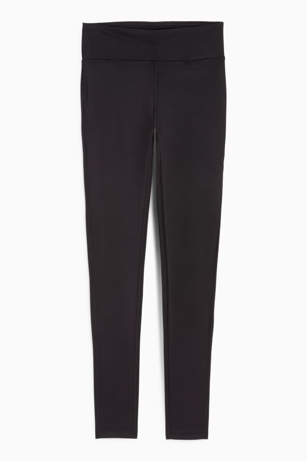 Damen - Sport-Leggings - 4 Way Stretch - schwarz