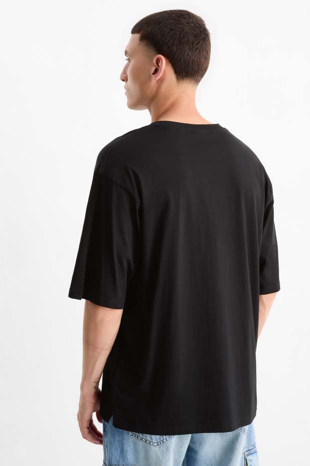 Hombre - Camiseta - extragrande - negro