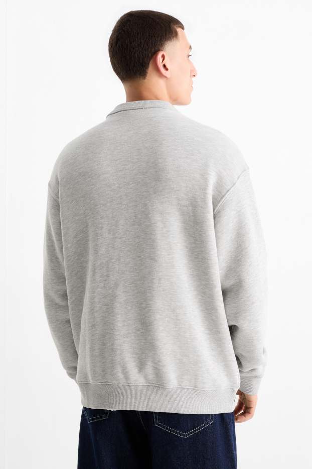 Herren - Sweatshirt - hellgrau-melange