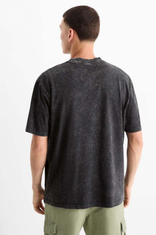 Men - T-shirt - relaxed fit - black