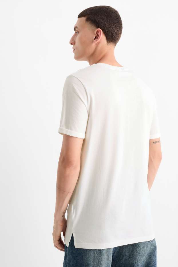 Herren - T-Shirt - Regular Fit - weiß