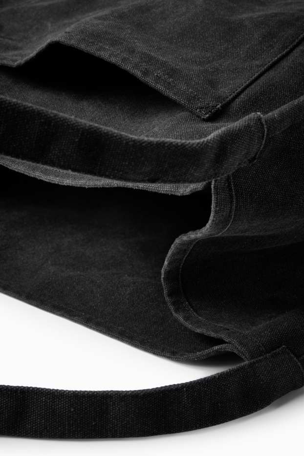 Dames - Grote shopper - zwart