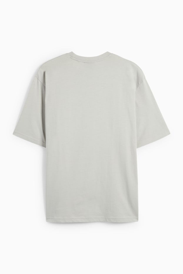 Uomo - T-shirt - relaxed fit - grigio chiaro