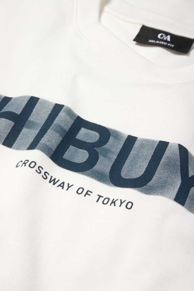 Uomo - T-shirt - relaxed fit - bianco