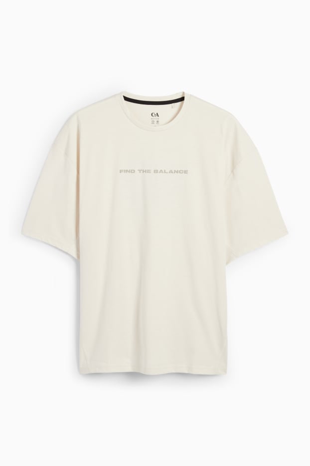 Hombre - Camiseta funcional - beige claro