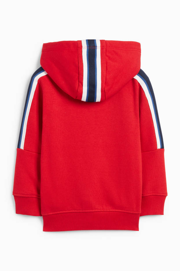 Enfants garçons - Racing - sweat à capuche - rouge