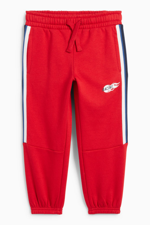 Copii - Băieți - Curse - pantaloni de trening - roșu