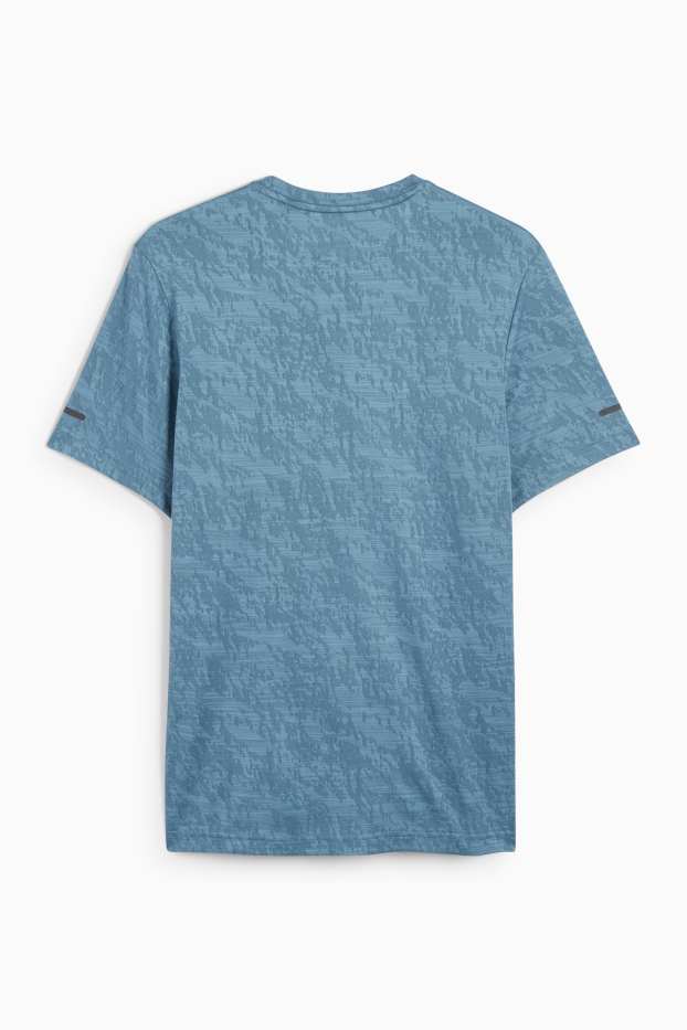 Hombre - Camiseta funcional - con textura - azul