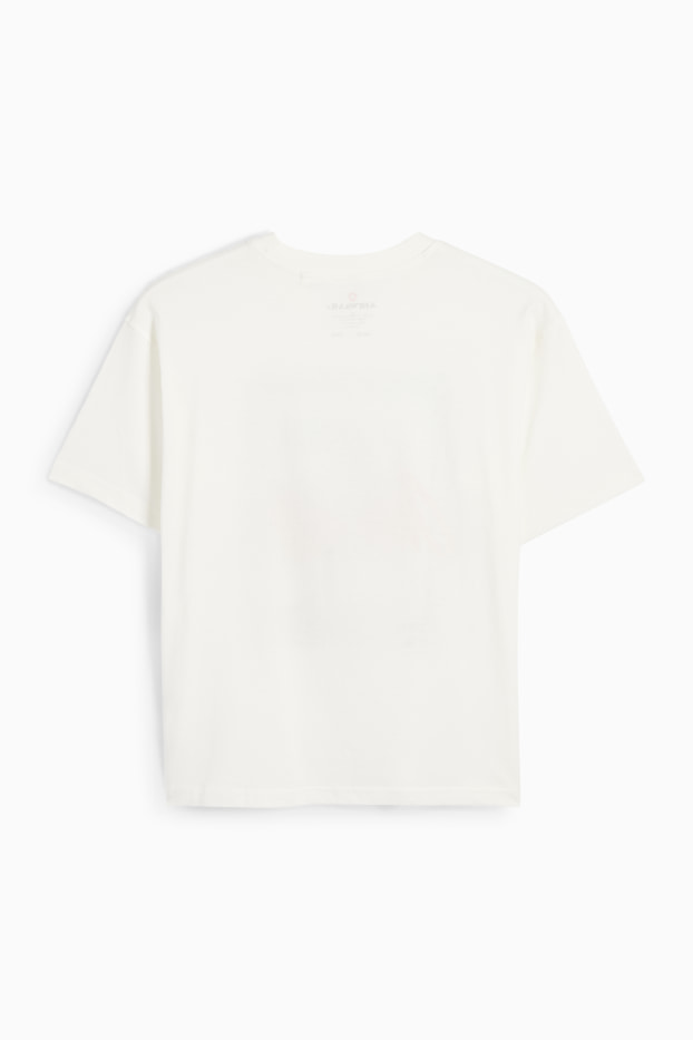 Niños: niños - Camiseta de manga corta - blanco roto