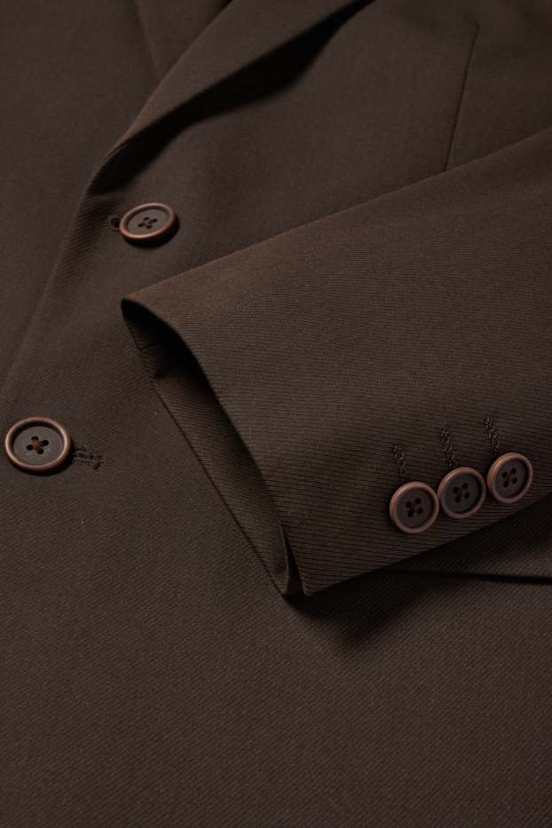 Herren - Baukasten-Sakko - Slim Fit - Flex - dunkelbraun