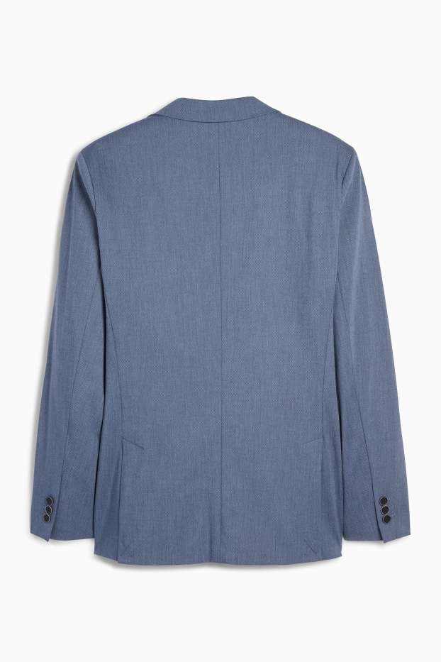Heren - Colbert uit het combi-systeem - slim fit - Flex - blauw