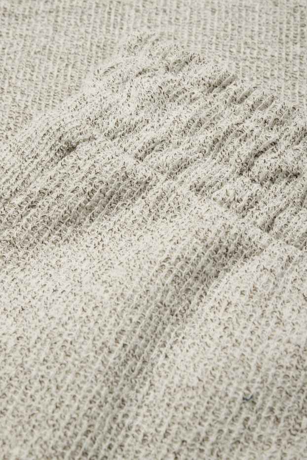 Herren - Shorts - strukturiert - hellbeige