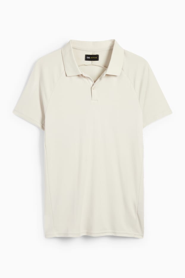Hombre - Polo funcional - beige claro