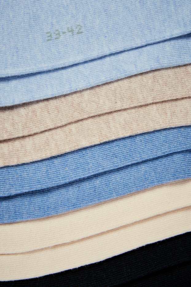 Women - Multipack of 5 - trainer socks - light beige