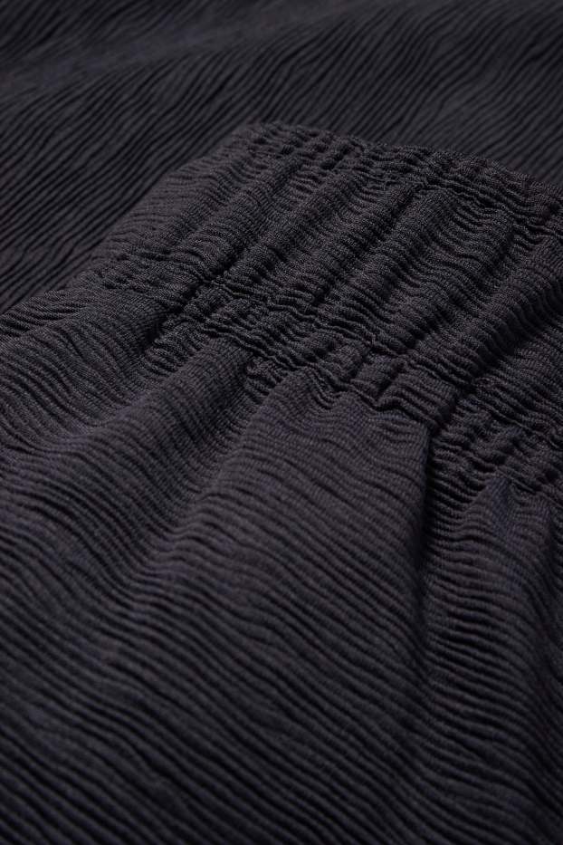 Women - Joggers - textured - dark blue
