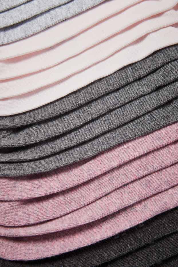 Damen - Multipack 10er - Sneakersocken - dunkelrosa