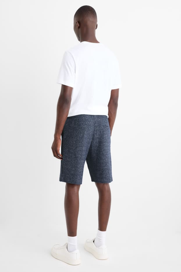 Herren - Shorts - strukturiert - dunkelblau