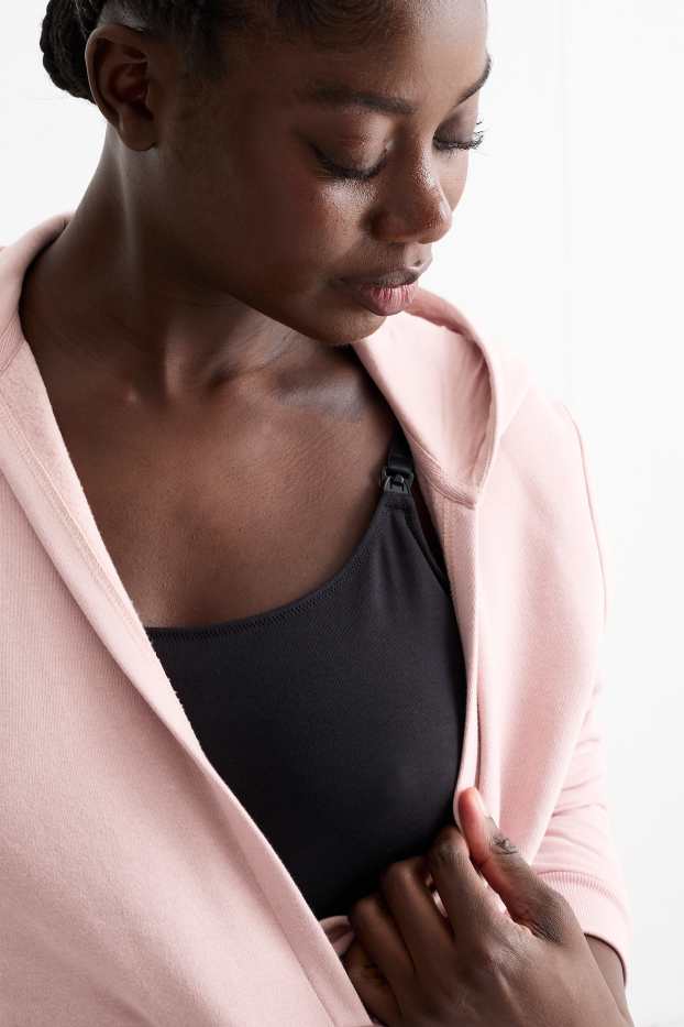 Damen - Still-Hoodie - rosa