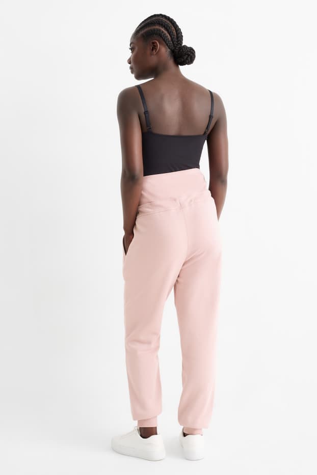 Damen - Umstands-Jogginghose - rosa