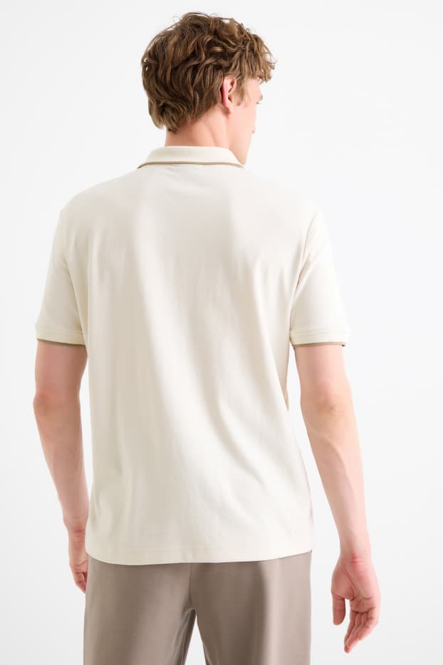 Hombre - Polo - blanco roto