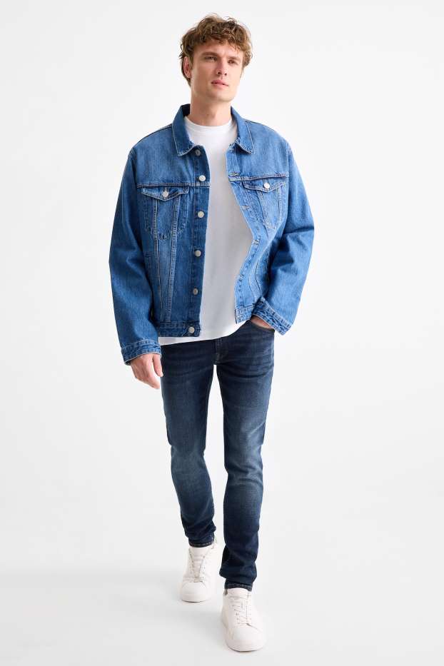 Herren - Skinny Jeans - LYCRA® - dunkeljeansblau