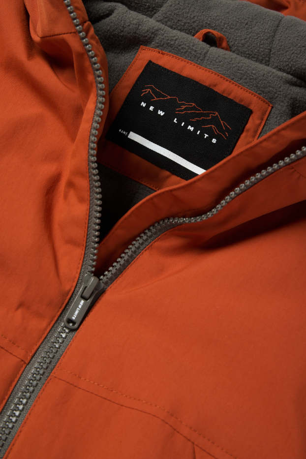 Kinder Jungen - Jacke mit Kapuze - havanna