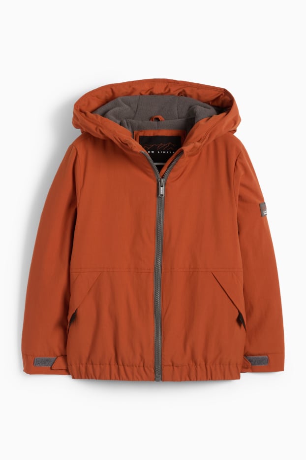 Kinder Jungen - Jacke mit Kapuze - havanna