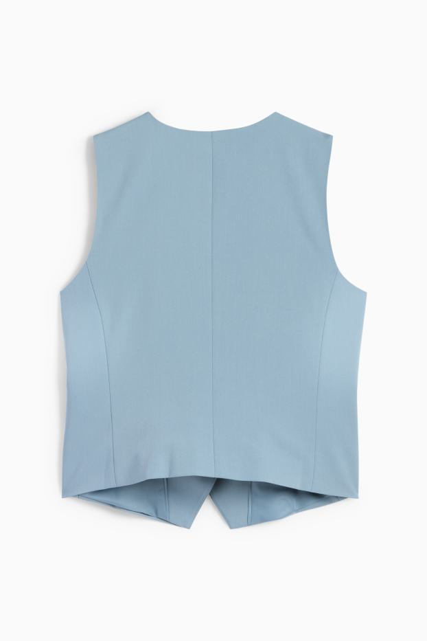 Women - Business waistcoat - regular fit - blue