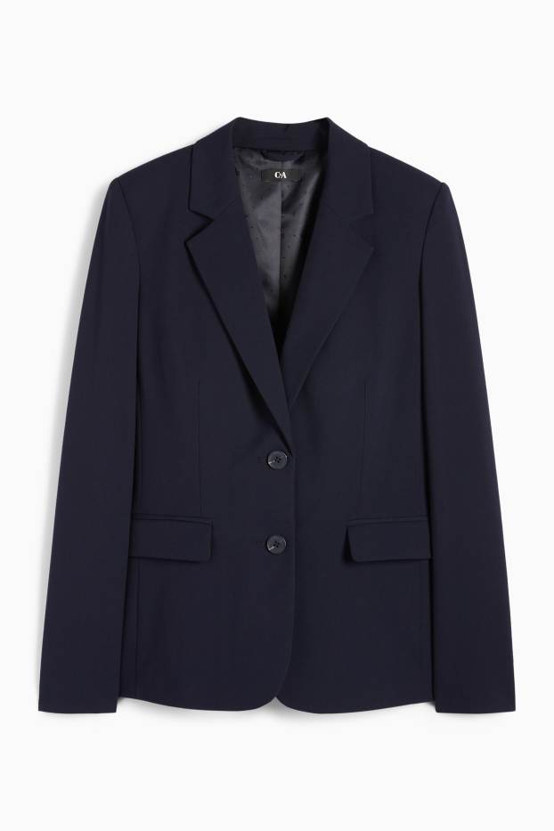 Dámské - Business blejzr - regular fit - tmavomodrá