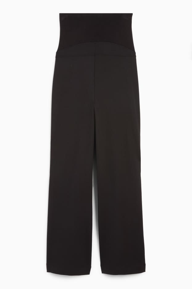 Dona - Pantalons de maternitat de punt - negre