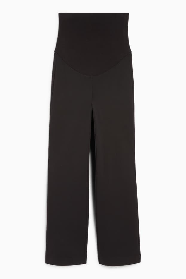 Dona - Pantalons de maternitat de punt - negre