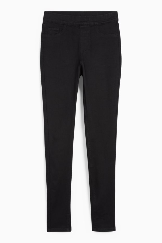 Donna - Jeggings - vita media - skinny fit - nero