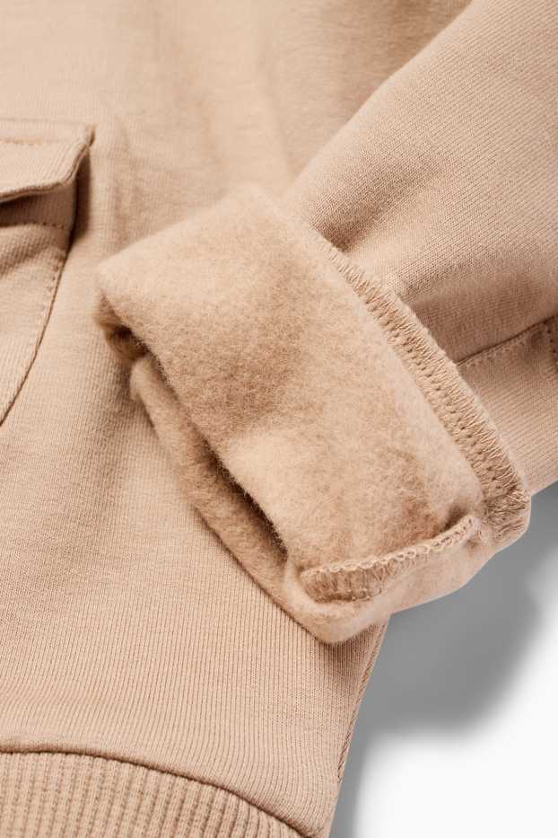 Baby Jungen - Baby-Outfit - 2 teilig - hellbeige