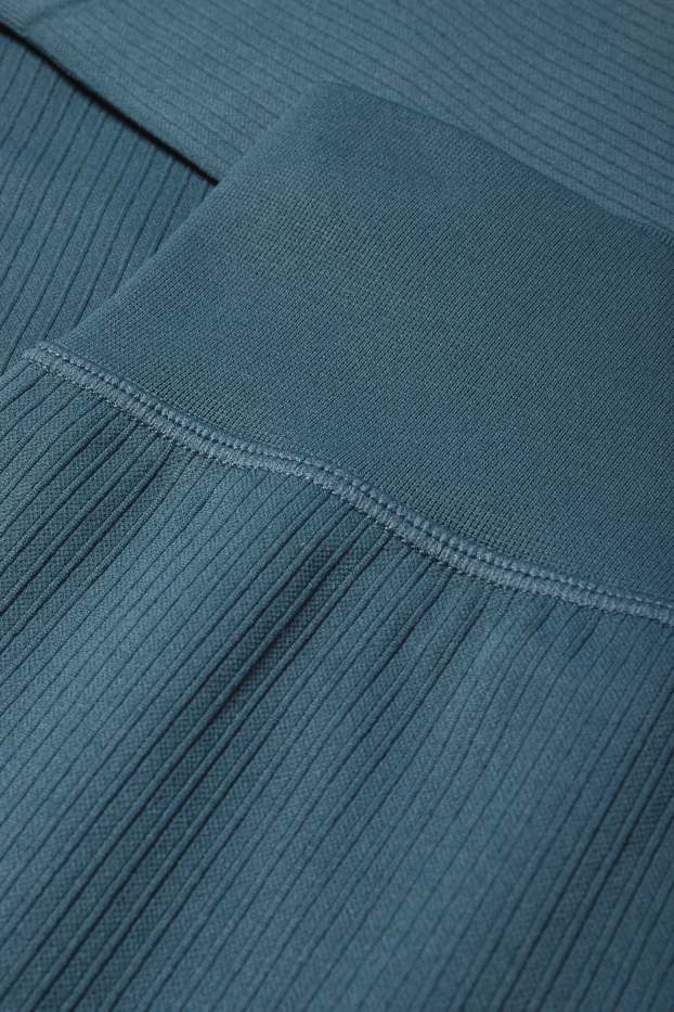 Damen - Funktions-Leggings - seamless - dunkelgrün