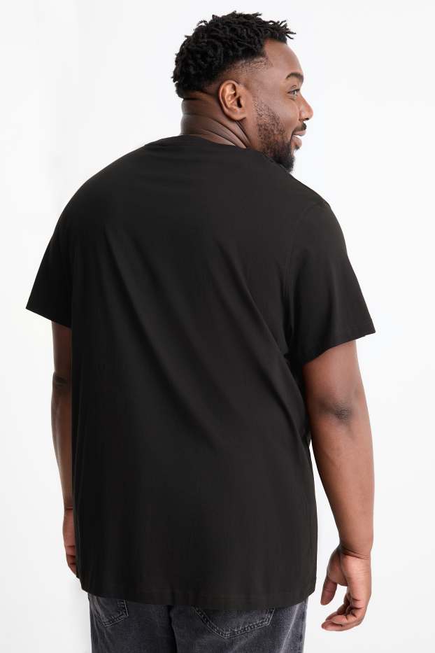 Uomo - T-shirt - regular fit - nero