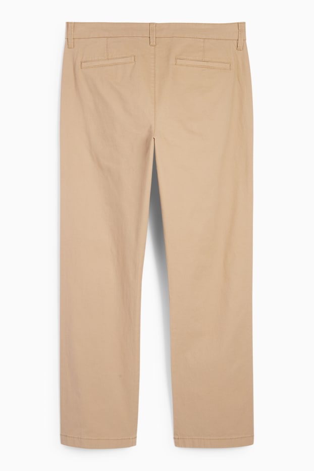 Pánské - Kalhoty chino - regular fit - béžová