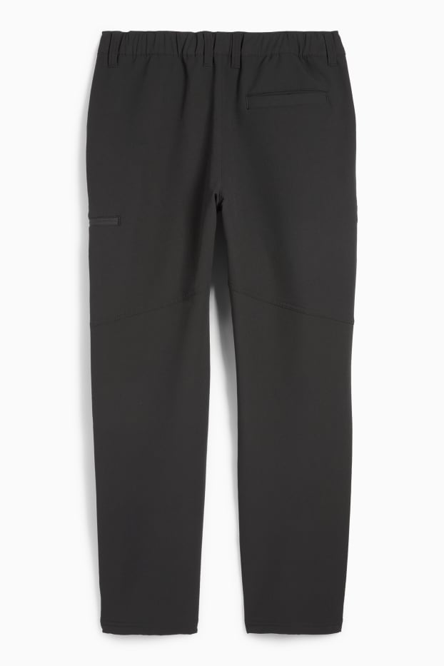 Herren - Funktions-Jogginghose - wasserabweisend - schwarz