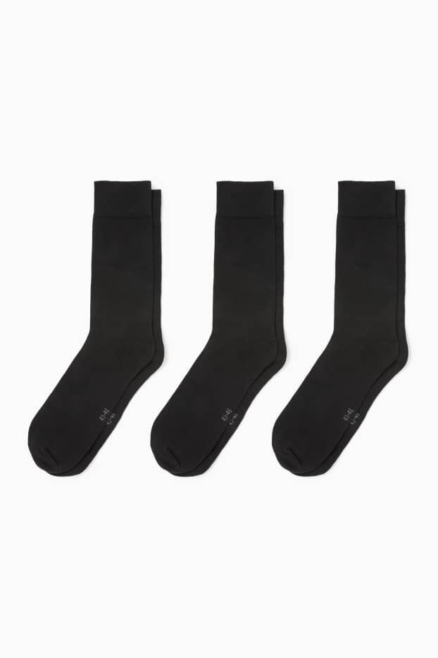 Herren - Multipack 3er - Socken - schwarz