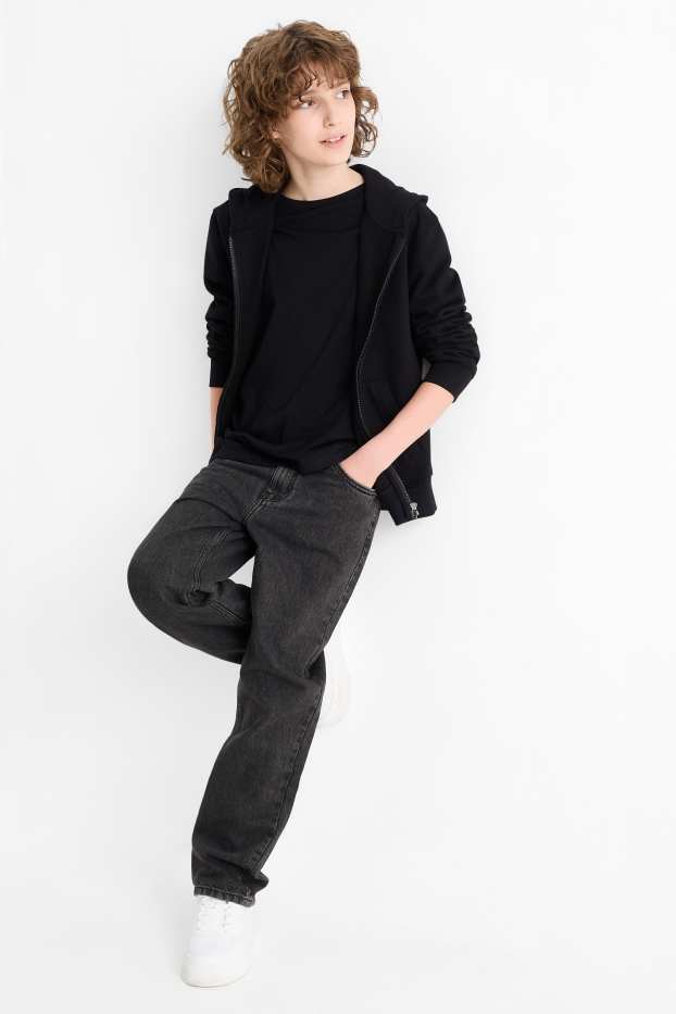 Kinder Jungen - Relaxed Jeans - dunkeljeansgrau