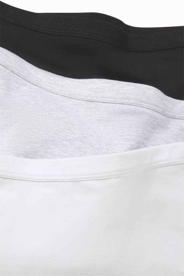 Kinderen: meisjes - Set van 3 - boxershorts - zwart / wit