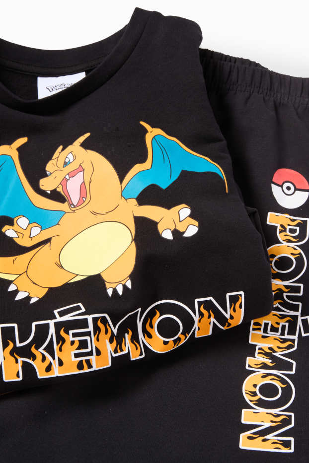 Enfants garçons - Pokémon - pyjama - 2 pièces - noir