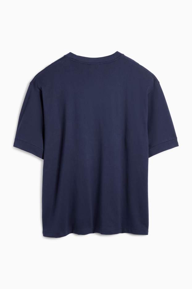 Herren - T-Shirt - Relaxed Fit - dunkelblau
