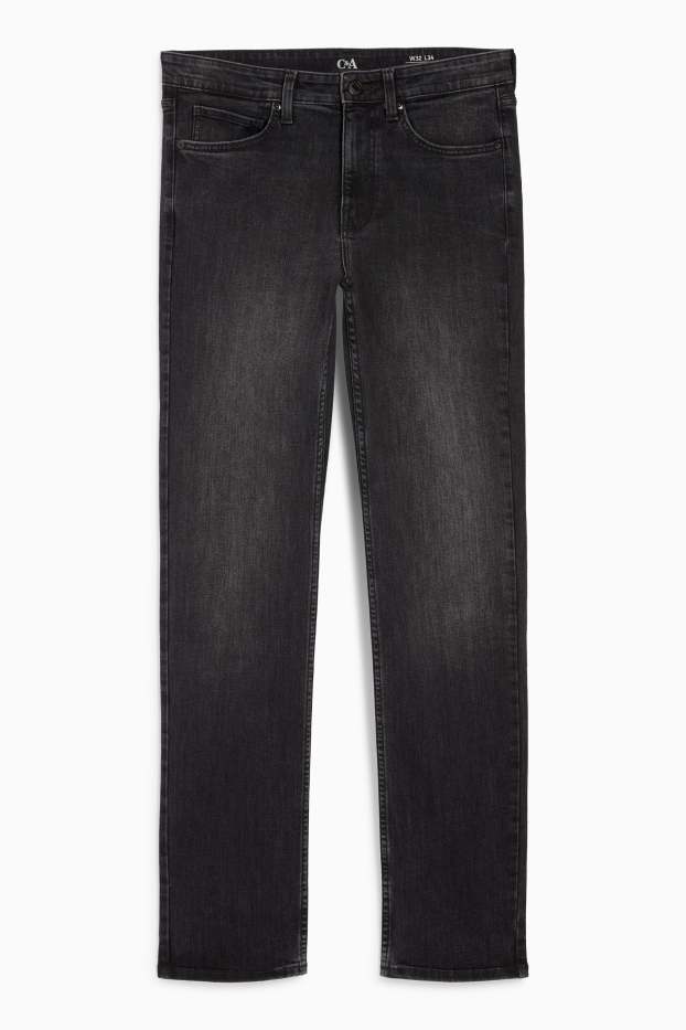 Hommes - Straight jean - LYCRA® - jean gris foncé