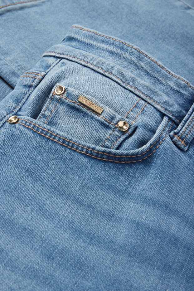 Women - Bootcut jeans - mid-rise waist - shaping jeans - LYCRA® - denim-light blue