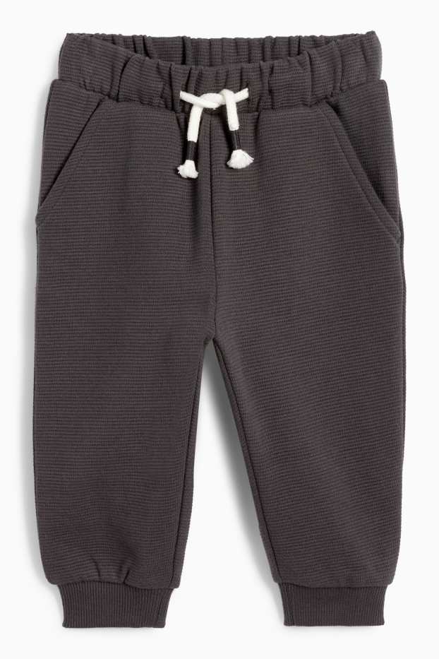 Miminka - chlapci - Motiv dýně - outfit pro miminka - 2dílný - šedá