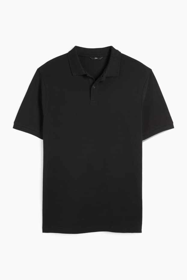 Men - Polo shirt - regular fit - black