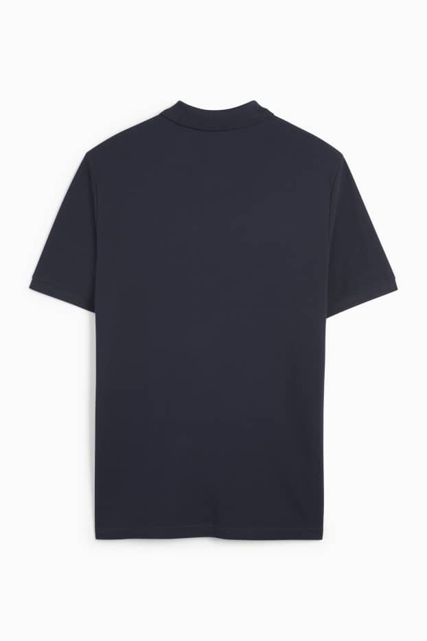 Men - Polo shirt - regular fit - dark blue