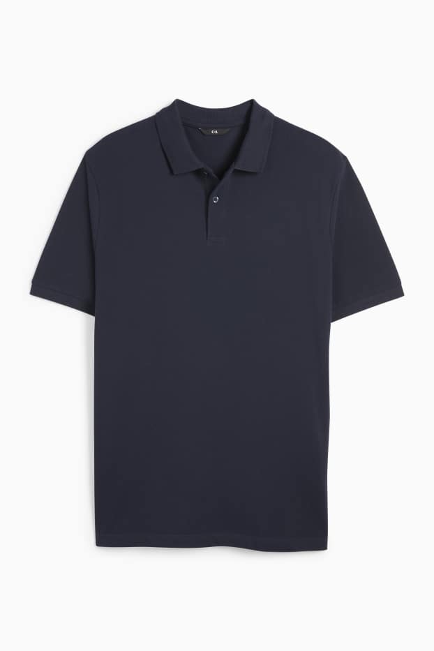 Men - Polo shirt - regular fit - dark blue